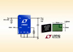 Légende photo : régulateur µModule®, entrée 36V, abaisseur, délivre / absorbe ±5A, avec réglage de la limite du courant