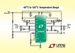 Légende photo : Convertisseur DC/DC, de classe H, abaisseur, 2,25MHz, 36V en entrée avec protection contre les surtensions de 60V, 3,5A en sortie avec double suivi de tension