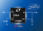 Légende photo : régulateur abaisseur, synchrone, monolithique, 4MHz, 15V, 1,5A, tensions de sortie jusqu'à 0V